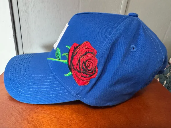 YoungLA SnapBack Hat Blue - Image 2