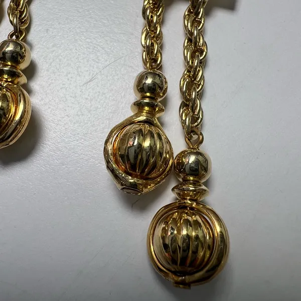 Vintage Joel Powell Designs Clip Earrings Gold - Image 5