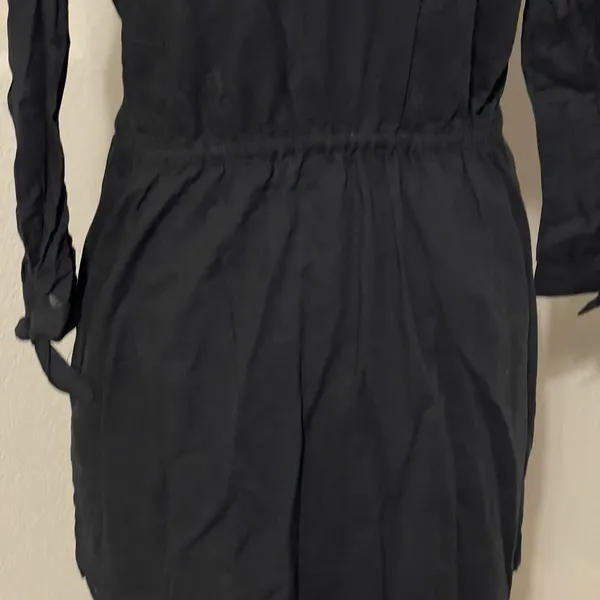 Abercrombie Fitch Womens Shirt Dress Sz Small Y2k Old Money Gothic Grunge Preppy - Image 5