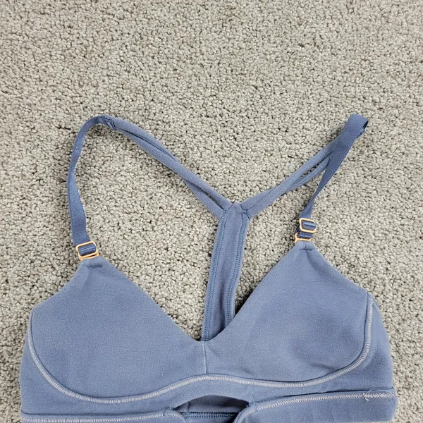 Lululemon‎ Womens Rue Boheme Bra XS Blue Racer Back Wanderlust Limited Edition - Image 8