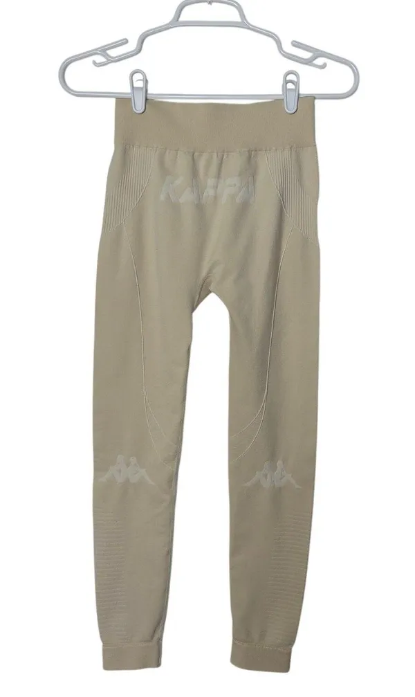 Kappa Beige Seamless Ankle High Rise Activewear Leggings Size Medium-Large - Image 2