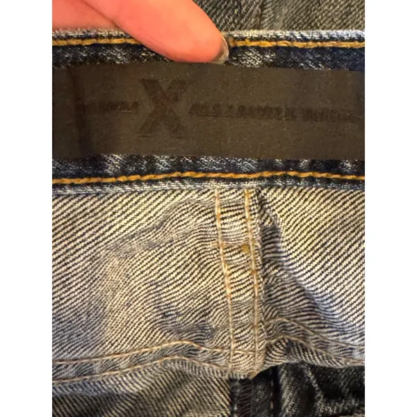 Alexander Wang Jeans‎ Women 26 Blue Medium Wash Denim Faded Straight Leg Luxury - Image 9