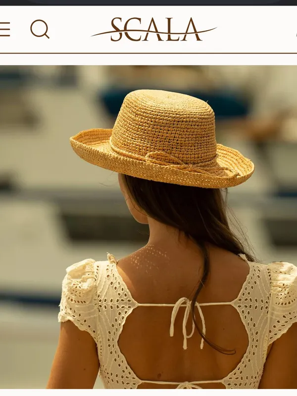 Scala collection Destin hat natural Fiber hat one size MSRP $85‎ - Image 2