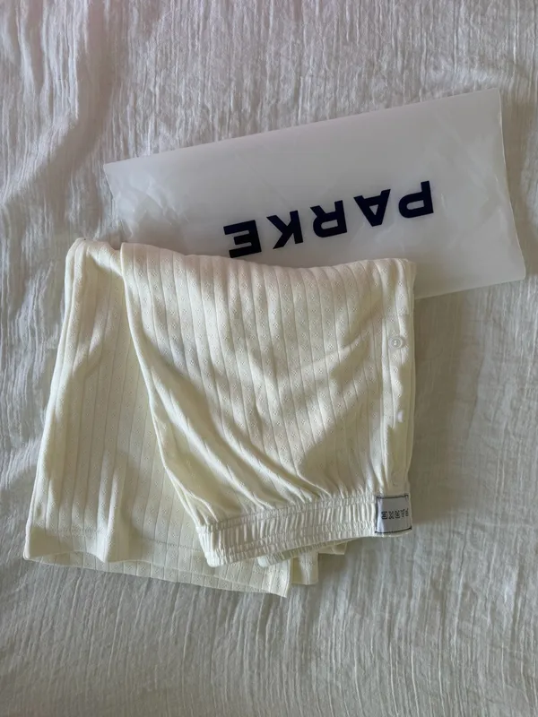 Parke Pointelle Cotton Boxer Pants - Image 5