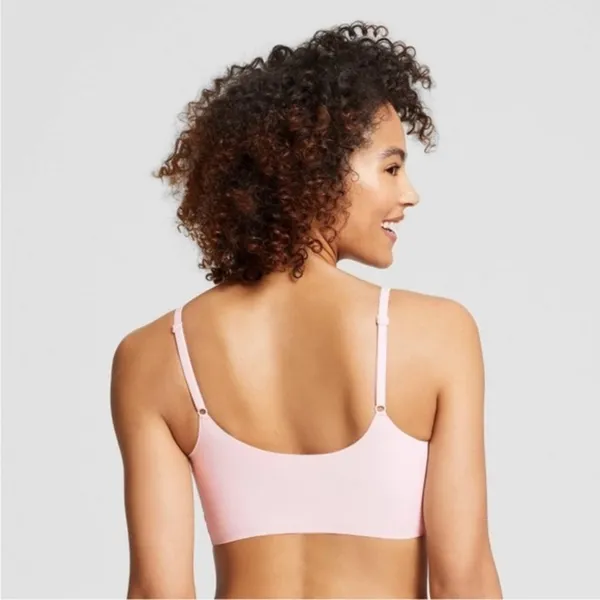NWT - True & Co. Pale Pink Scoop Wireless Bra - Image 2