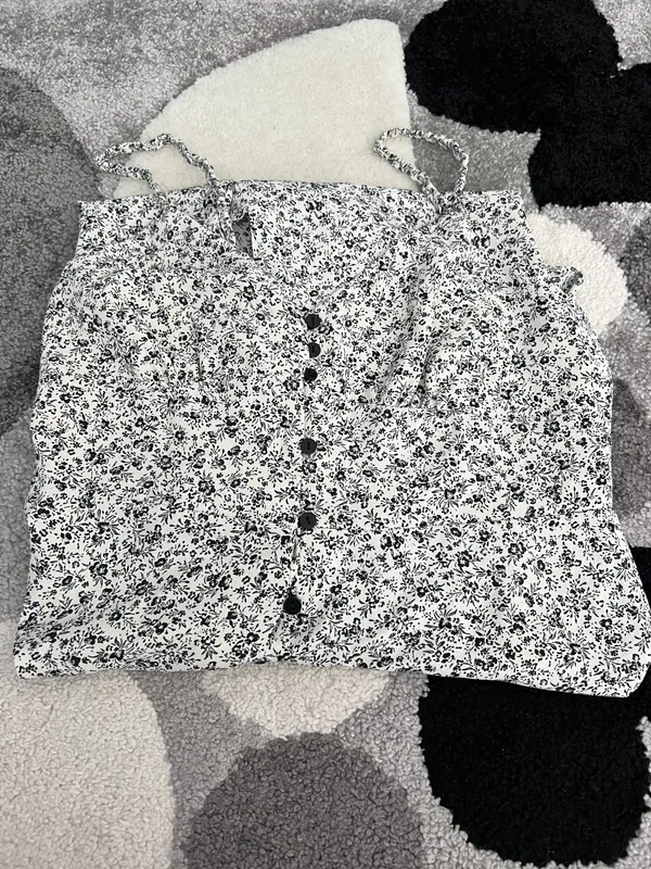 ZARA Floral Print Slip Dress - Image 4