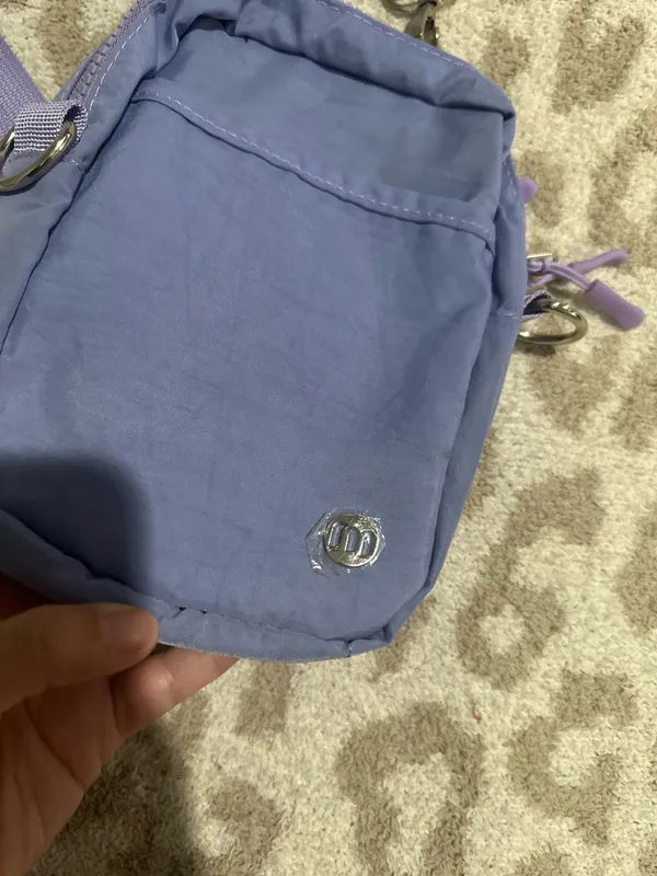 Brand New Lavender Nylon Crossbody - Image 3