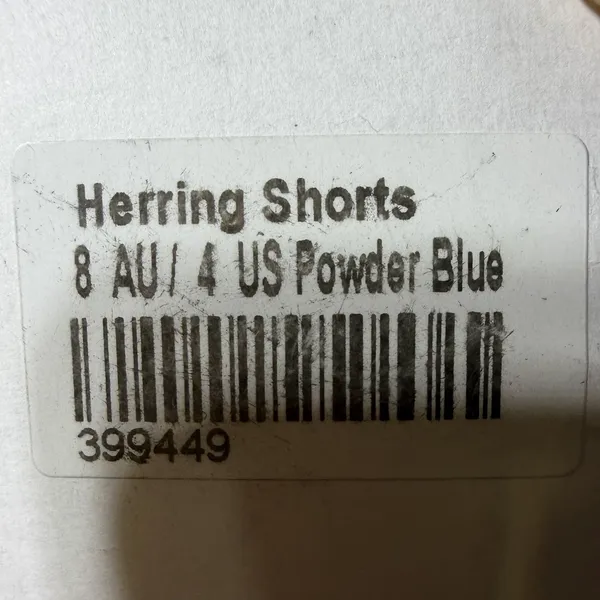 Princess Polly Herring Shorts US 4 Blue Wrap Ruffle Tie Waist Linen‎ Blend - Image 6