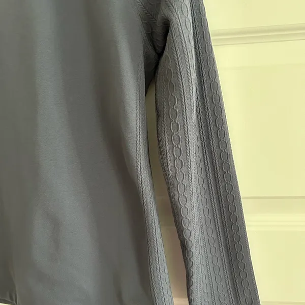 All in Motion Fleece Lined Top Gray Size XL 14 - Image 7