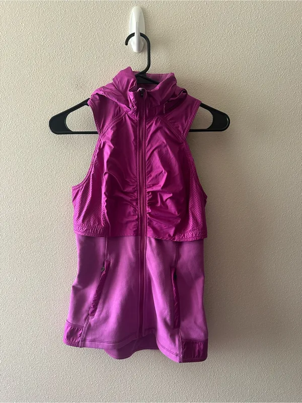Lululemon Kanto Catch Me Vest Ultra Violet size 2 W4H67S - Image 3