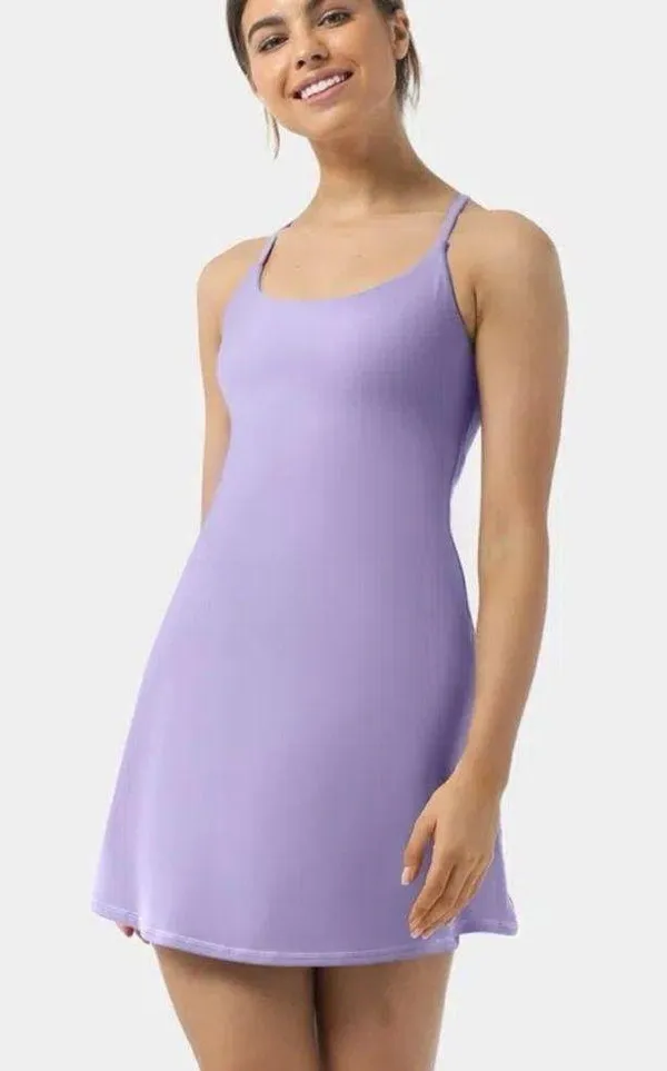 HALARA Everyday Cloudful Fabric Backless 2-in-1 Workout Dres - Image 3