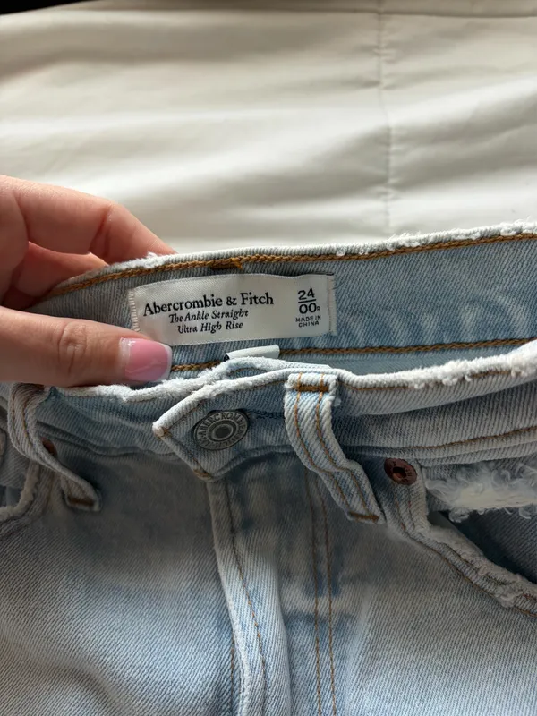 Abercrombie and fitch ankle straight high rise - Image 3