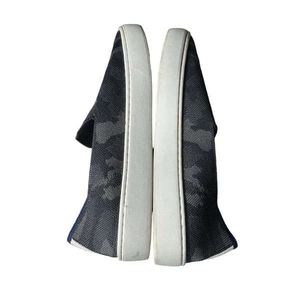 ROTHY'S Size 9 Women’s The Original Slip On Sneaker Dark GRAY CAMO GUC‎ #S88-8 - Image 6