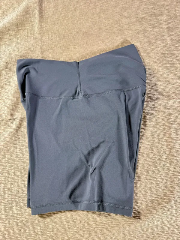 CRZ YOGA Women’s High Rise Biker Shorts Gray Yoga Workout Athletic Stretch - Image 10