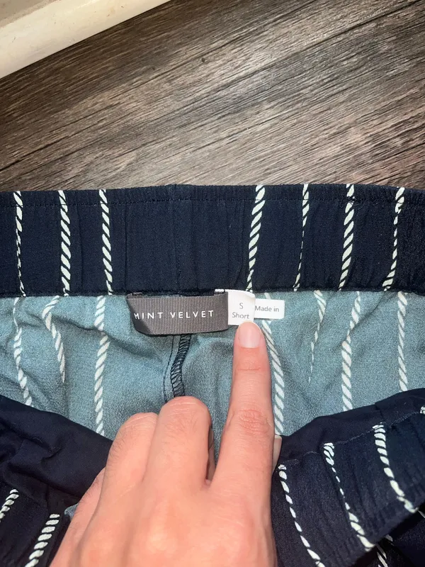 Mint Velvet Navy Trouser Blue - Image 4