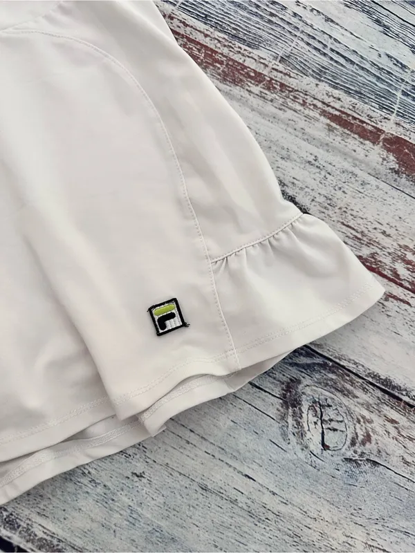Vintage Y2K FILA Women's White Tennis Skort - Image 4