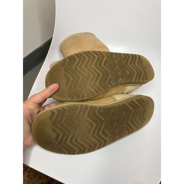 UGG Classic Tall 5815 Boots Women Size 10 Chestnut Tan Good Suede Shearling - Image 10