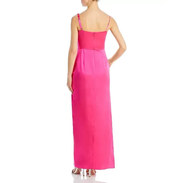 Amanda Uprichard Tesoro Silk Draped Gown Size Medium‎ - Image 2