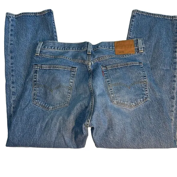 LEVIS 501/93 Button Fly Denim Waist: 34, Inseam: 27 inches - Image 2