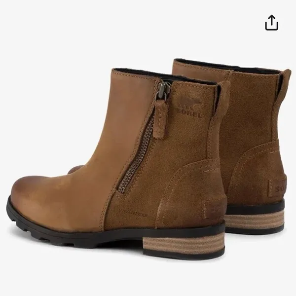 Sorel brown leather Chelsea boots size 6 - Image 3