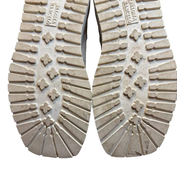 Paloma Barcelo Boots Womens Size 6 EU 36 White Leather Platform Wedge‎ Ankle Zip - Image 10