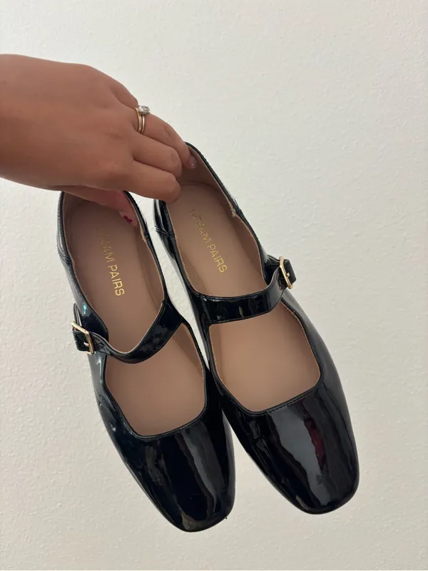 Dream Paris Mary Jane black patent leather flats - Image 2