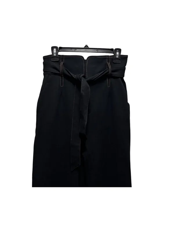 Maeve Anthropologie Irina Relaxed Ponte Black Wide Leg Pants Size 8 - Image 6