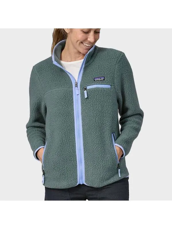 Patagonia Retro Pile Jacket NOUVEAU GREEN Women's XS - Image 3