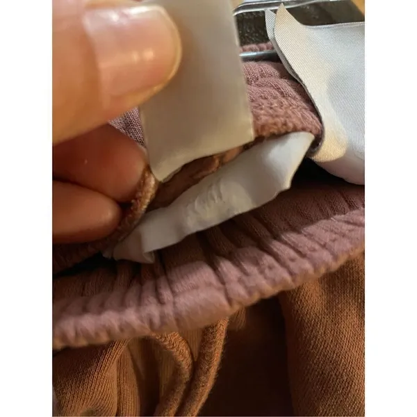 H&M Pink High Waisted Pull On Joggers Size XL - Image 7