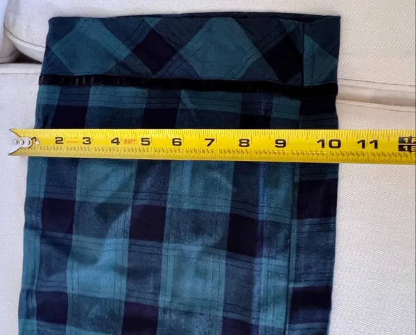 Victorias Secret Pink Pajamas Sz M Flannel Forrest Green Black Plaid Cotton NWT - Image 10