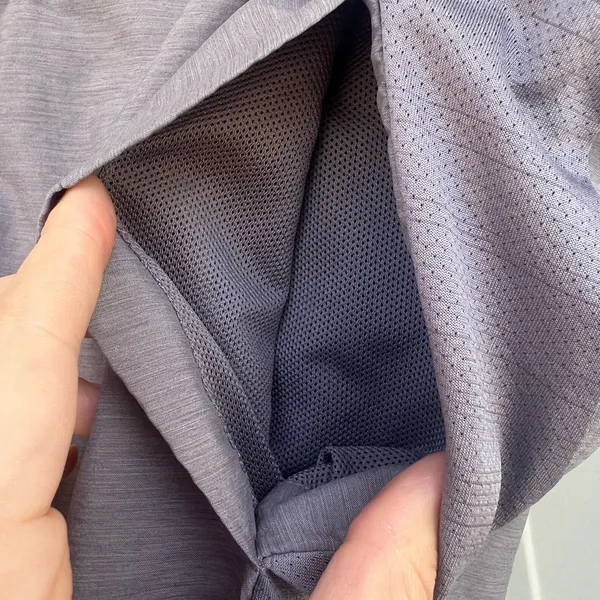 Nike Women’s Grey Athletic Shorts with lining insert and pockets size M - Image 6