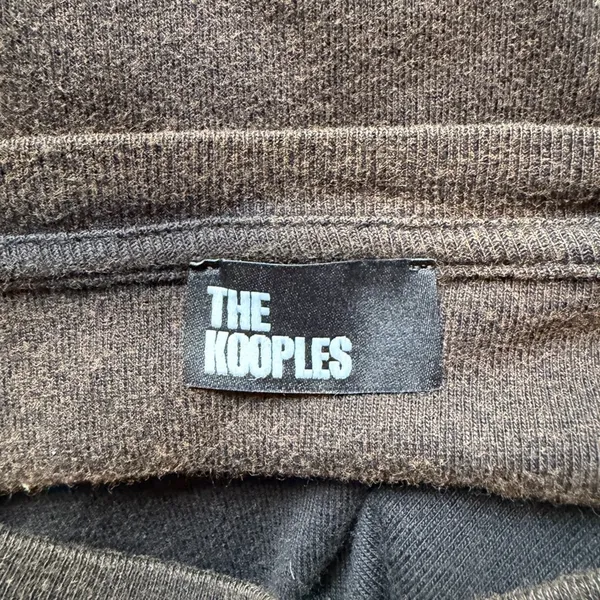 The Kooples Brown White Logo Ringer T-Shirt Women’s Size 1 NWT Retro Inspired - Image 7