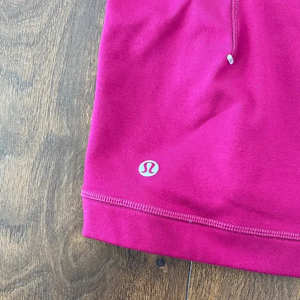 Lululemon Runderful Long Sleeve Top Size 4 Deep Fuchsia Reflective Stretch Runni - Image 6
