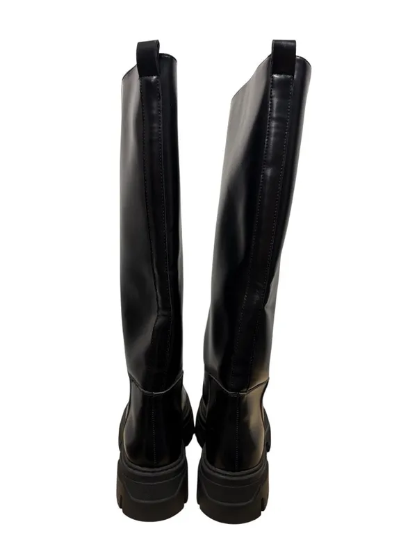 H&M Chunky Knee High Lug Sole Boots Size 7 - Image 6
