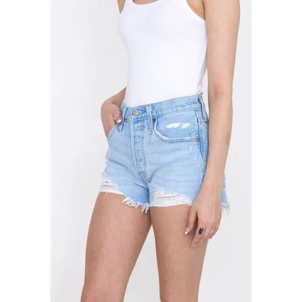 ✨Levi’s 501 High Rise Denim Sz 28 Shorts for Women✨ - Image 4