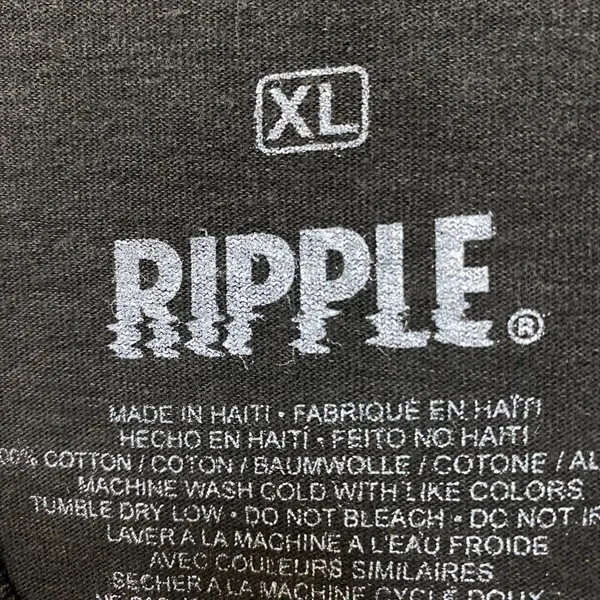 Ripple Angel Painting Mineral Wash Cropped Tshirt size Extra Large - Image 4