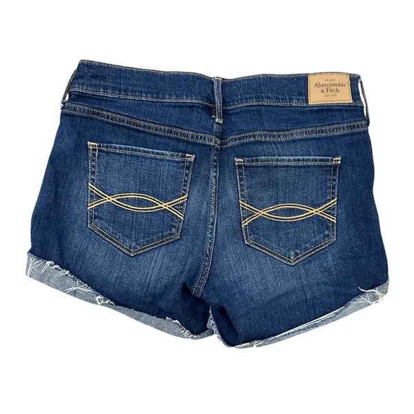 Women's Abercrombie & Fitch Jean Shorts 26 W Sz 2 Hi Rise Denim‎ - Image 3