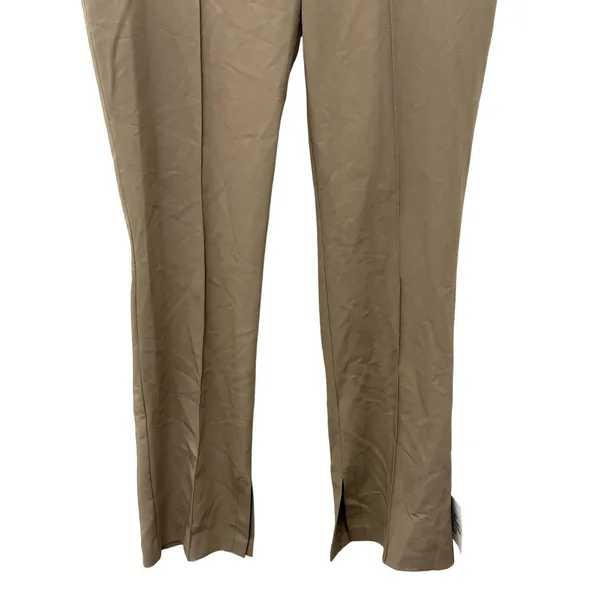 Topshop Beige Tailored Trousers Side Slit Detail Chic Modern Minimalist 4 NWT - Image 4