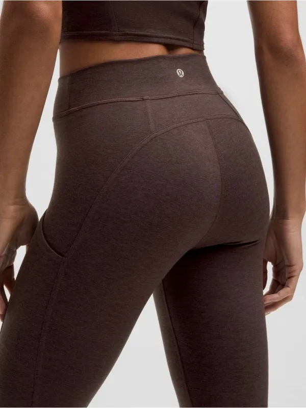 Lululemon SET Suede Tank Top & Leggings Dark Espresso Size 4 Retails $158 - Image 8
