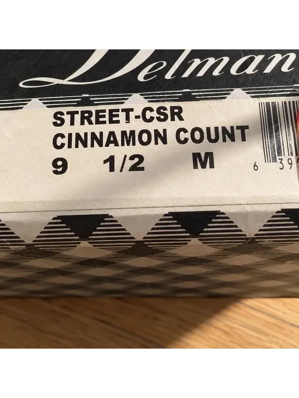 Delman Rust Suede Loafers Flats Size 9.5 New With Box - Image 4