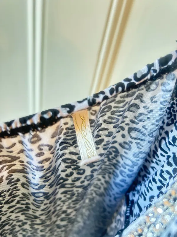 Ardene Leopard Print Dress Blue Size XS - Image 4