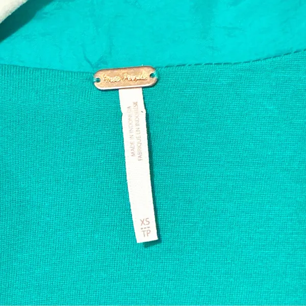 Free People Womans XS Dark Green‎ Balloon Sleeve Bomber Puff Jacket - Image 3