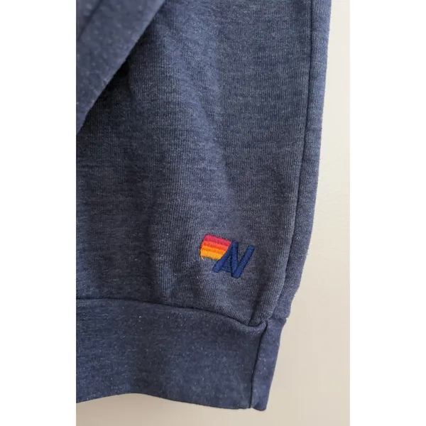 Aviator Nation Lightning Bolt Neon Chevron 5 Stripe Crew Sweatshirt Size Medium - Image 9