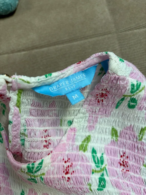 Pink Floral Draper James Top - Image 5