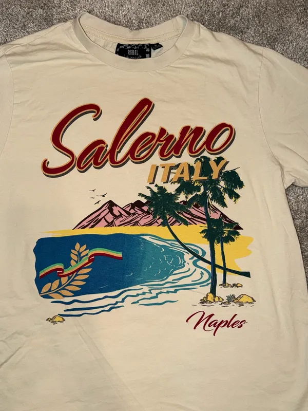 Italy Logo Graphic Cotton Tee - Image 2