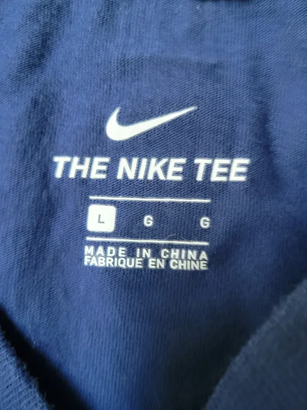 Nike USA Blue Crop Tee with Swoosh Women's L - Image 2