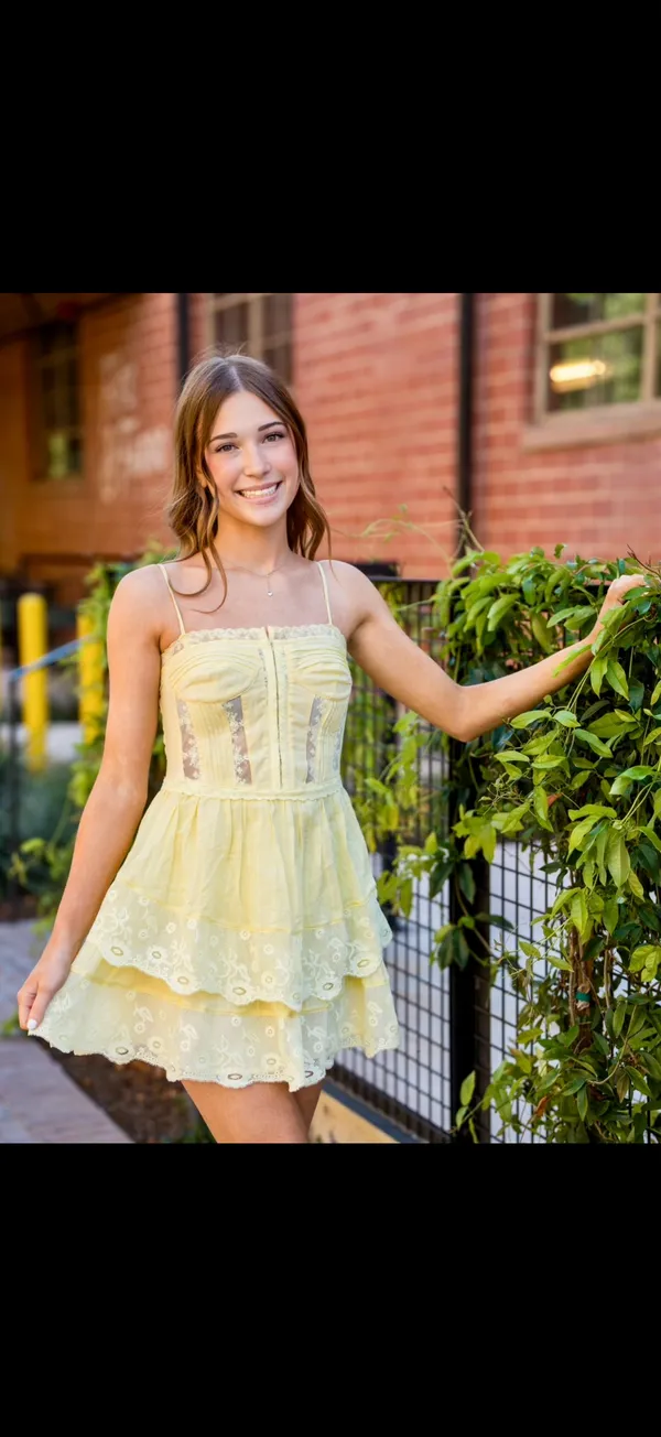 Hazel and Olive Yellow Dress - Image 2