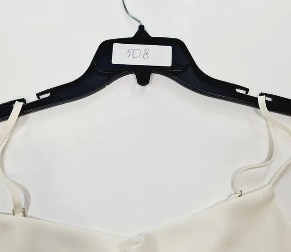 NBD Delfino Slip Dress in Ivory XS - Image 17