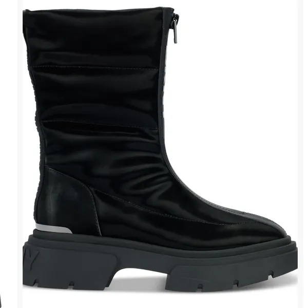 NEW $286 DKNY Women's Fiza Zipper Boots Black sz -8.5 - Image 4