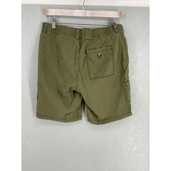Sonoma Cargo Shorts Olive Green Utility Stretch Cotton Womens Size 10 - Image 3